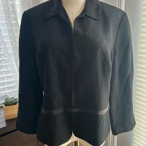 LOFT Black Women's Blazer Size 14